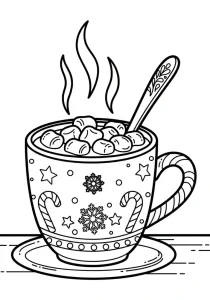 Cute Christmas Coloring Page - Free Printable