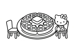 Fun Hello Kitty For All Coloring Page - Free Printable