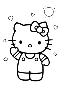 Hello Kitty9 768x1097 Coloring Page - Free Printable