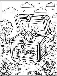 Classic Positive Affirmation Coloring Page - Free Printable