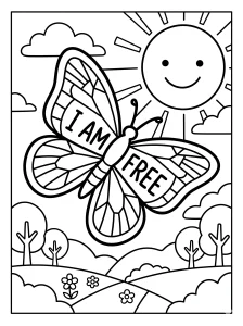 Fun Positive Affirmation Coloring Page - Free Printable