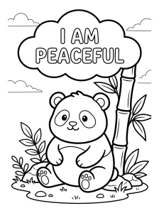 Cute Positive Affirmation Coloring Page - Free Printable