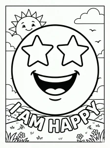 Easy Positive Affirmation Coloring Page - Free Printable