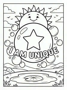 Printable Positive Affirmation Coloring Page - Free Printable