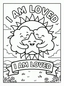 Cool Positive Affirmation Coloring Page - Free Printable