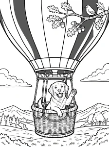 Puppy Coloring Page - Free Printable