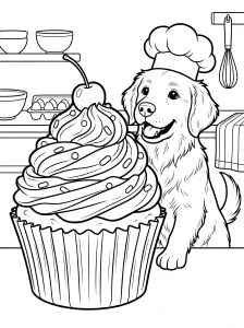 Detailed Puppy Coloring Page - Free Printable