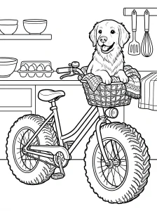 Easy Puppy Coloring Page - Free Printable