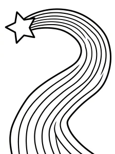 Detailed Rainbow Coloring Page - Free Printable
