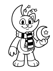 Generated 19 Coloring Page - Free Printable