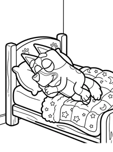 Printable Bluey Coloring Page - Free Printable