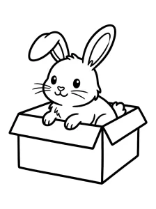 Detailed Bunny Coloring Page - Free Printable