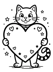 Cool Cat Coloring Page - Free Printable