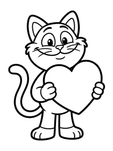 Creative Catnap Coloring Page - Free Printable