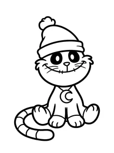 Funny Catnap Coloring Page - Free Printable