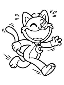 Fun Catnap Coloring Page - Free Printable