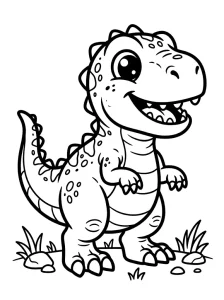 Dinosaur Coloring Pages - Free Printable