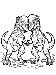 Cute Dinosaur Coloring Pages - Free Printable