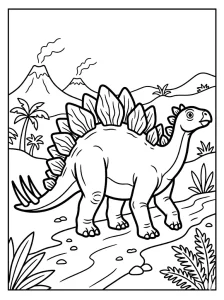 Dinosaur Coloring Pages - Free Printable