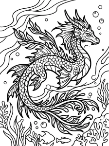 Funny Dragon Coloring Pages - Free Printable