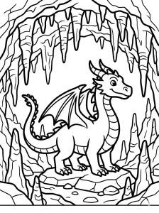 Fun Dragon Coloring Pages - Free Printable