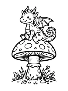 Dragon Coloring Pages - Free Printable