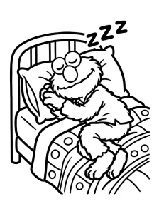 Printable Elmo Coloring Page - Free Printable