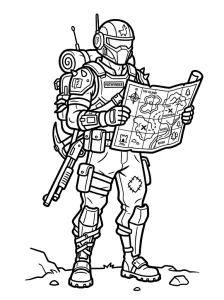 Detailed Fortnite Coloring Pages - Free Printable