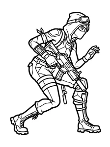 Cute Fortnite Coloring Pages - Free Printable