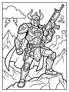 Fortnite Coloring Page - Free Printable