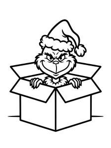 Detailed Grinch Coloring Page - Free Printable
