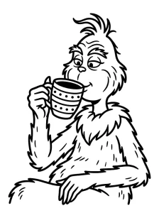 Fun Grinch Coloring Page - Free Printable