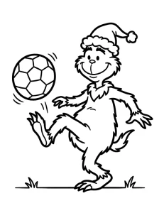 Cute Grinch Coloring Page - Free Printable