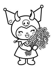 Creative Kuromi Coloring Page - Free Printable