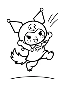 Fun Kuromi Coloring Page - Free Printable