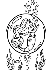 Mermaid Coloring Pages - Free Printable