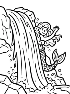 Mermaid Coloring Pages - Free Printable
