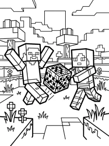 Minecraft Coloring Page - Free Printable