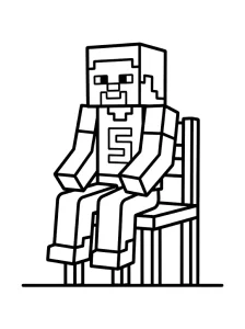 Detailed Minecraft Coloring Page - Free Printable