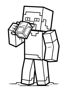 Fun Minecraft Coloring Page - Free Printable