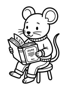Bold Minnie Mouse Coloring Page - Free Printable