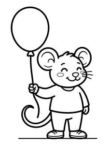Classic Minnie Mouse Coloring Page - Free Printable