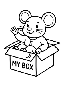 Detailed Minnie Mouse Coloring Page - Free Printable