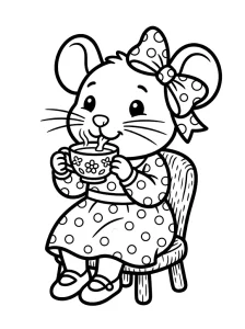 Fun Minnie Mouse Coloring Page - Free Printable