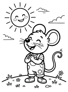 Minnie Mouse Coloring Page - Free Printable