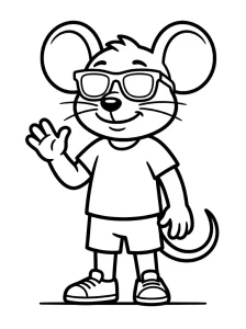Creative Minnie Mouse Coloring Page - Free Printable
