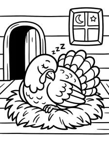 Printable Turkey Coloring Page - Free Printable