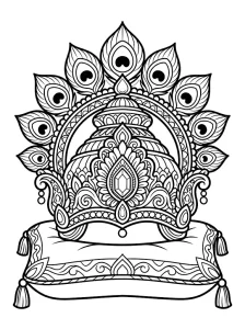 Cute Krishna Coloring Pages - Free Printable