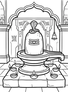 Easy Lord Shiva Coloring Pages - Free Printable