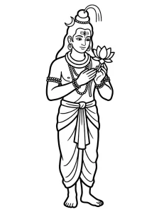 Cartoon Lord Shiva Coloring Pages - Free Printable
